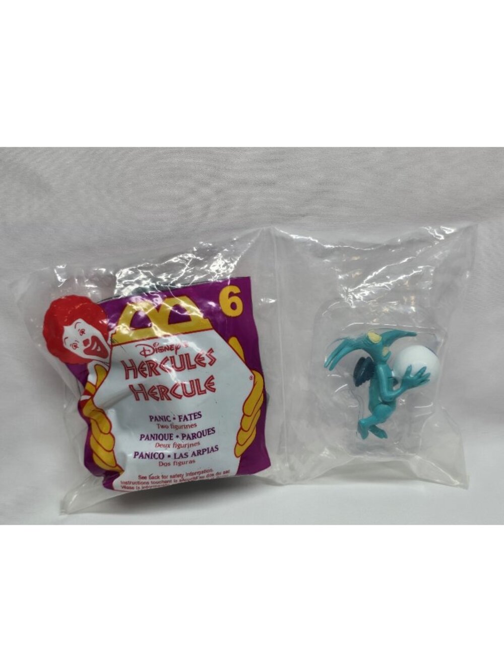 McDonalds Happy Meal Toy Disney Hercules #6 Panic Fates Vintage Sealed 1997